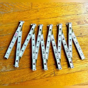 Crescent Lufkin 5/8" X 6' Red End® Engineer's Scale Wood Rule - 1066DN , White